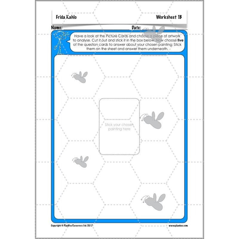 PlanBee KS2 Frida Kahlo for Kids Art Lesson Pack by PlanBee