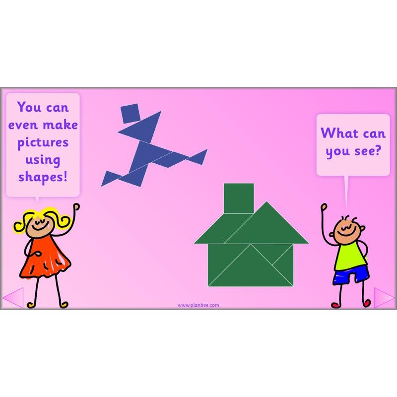 PlanBee Names of 2D shapes Year 1 Maths by PlanBee