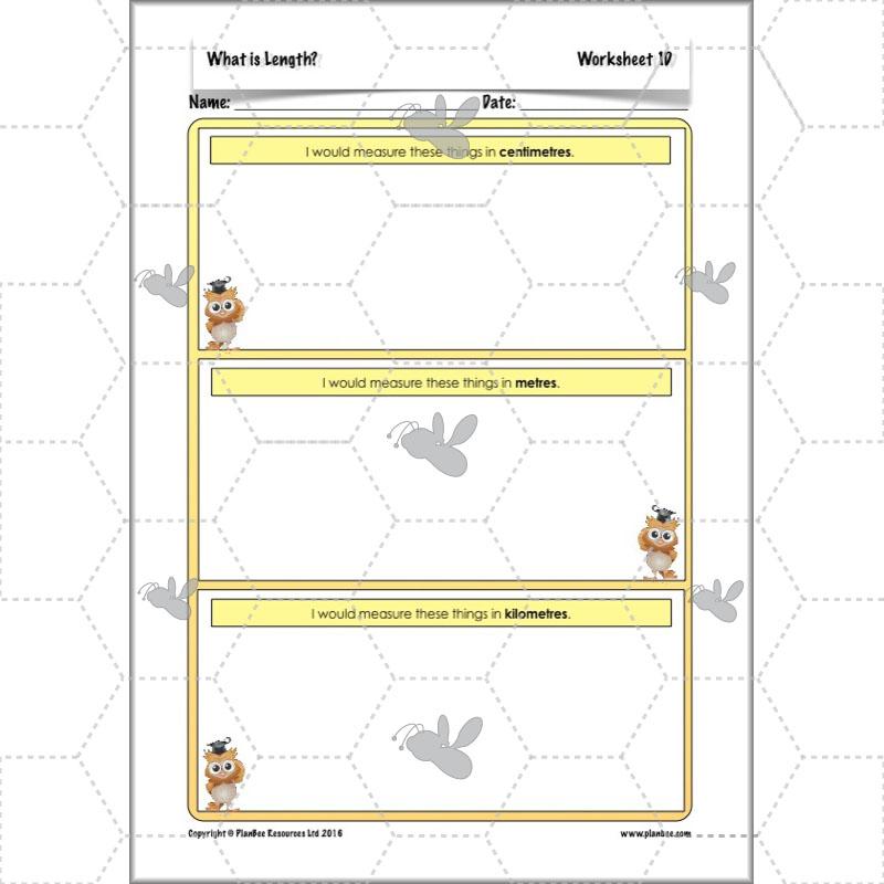 PlanBee What is Length? KS2 Maths Measurement Year 3 Lesson Planning