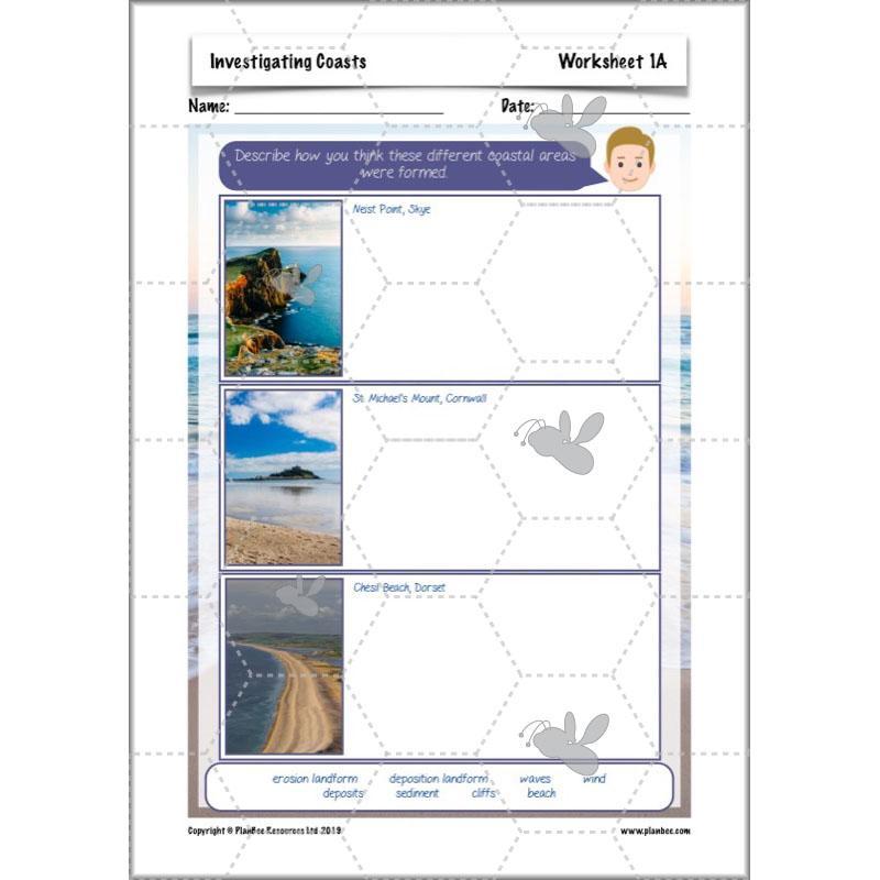 PlanBee Investigating Coasts KS2 Geography Lessons | PlanBee