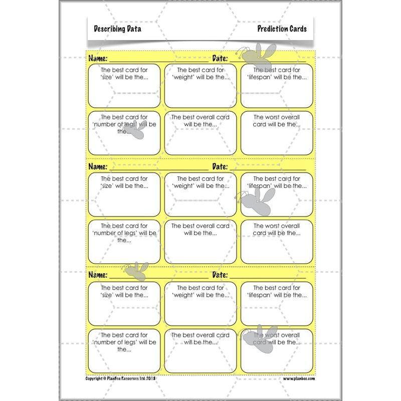 PlanBee Describing Data Year 5 Statistics Lesson by PlanBee
