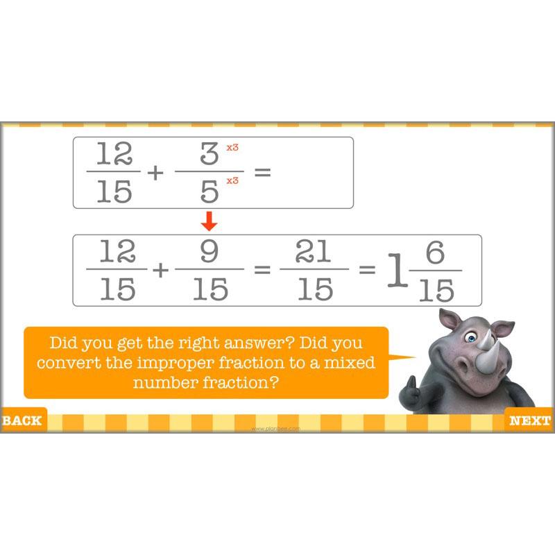 PlanBee Decimals & Fractions - Complete Set of Five Lessons for Year 5