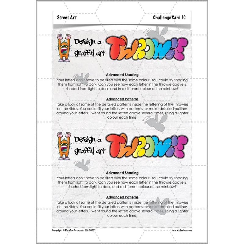 PlanBee Graffiti Art KS2 Planning | Street Art Lessons by PlanBee