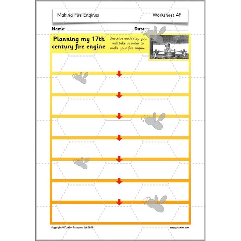 PlanBee How to Make a Fire Engine | KS1 DT lessons by PlanBee