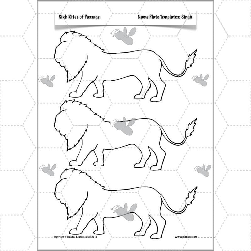 PlanBee Sikh Rites of Passage: KS2 RE lesson planning pack