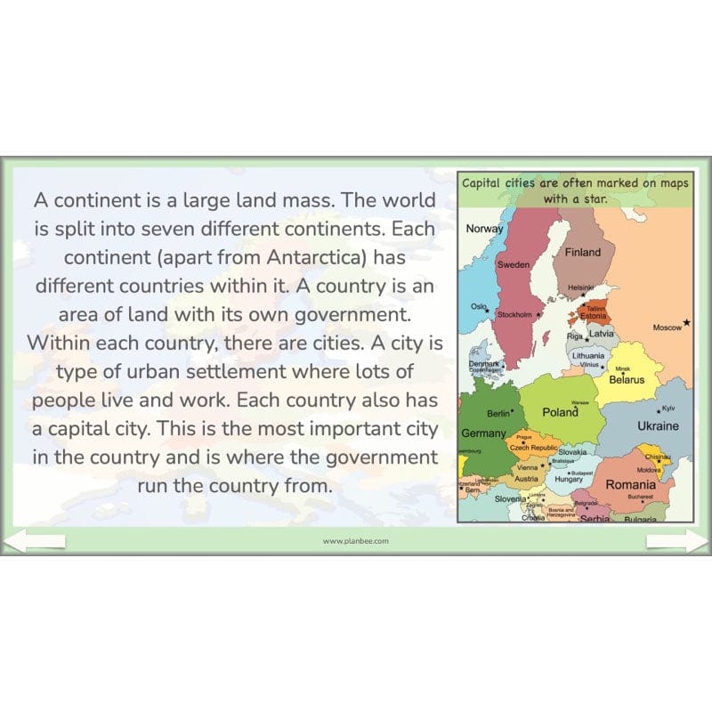 PlanBee Our European Neighbours | Europe KS2 Lesson Plans and Resources