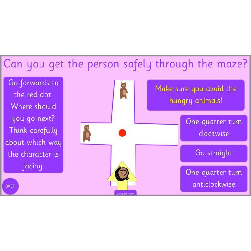 PlanBee Position and Direction Year 1 Maths Lessons by PlanBee