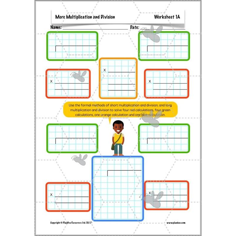 PlanBee More Multiplication and Division - Year 6 Maths Planning and Resources