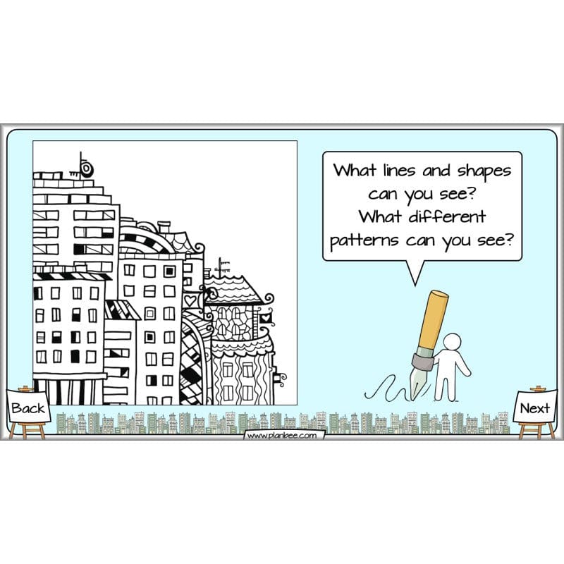 PlanBee Cityscapes Art Lessons for KS2 created by PlanBee