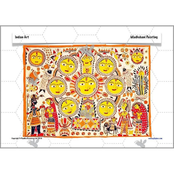 PlanBee Indian Art KS2 Lesson Planning Packs for Year 3 & Year 4