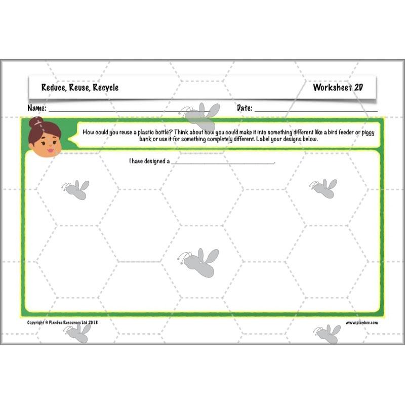 PlanBee Reduce, Reuse, Recycle | Recycling KS2 ESR by PlanBee
