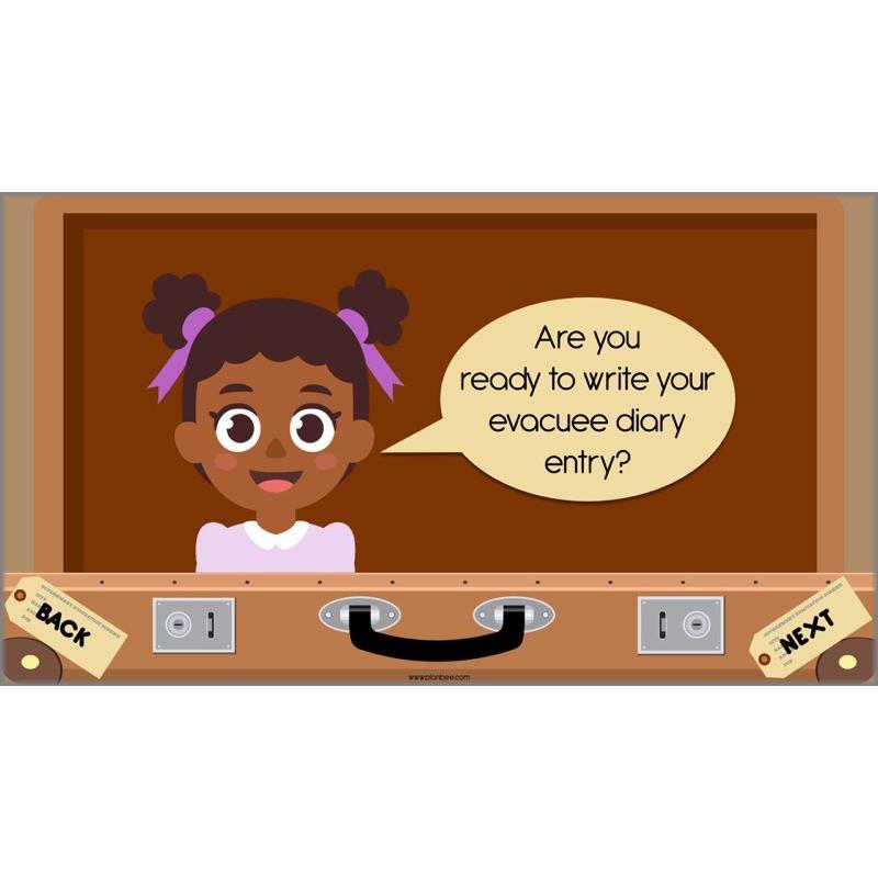 PlanBee World War 2 Evacuee Diary Entries | Year 4 WW2 Writing Ideas