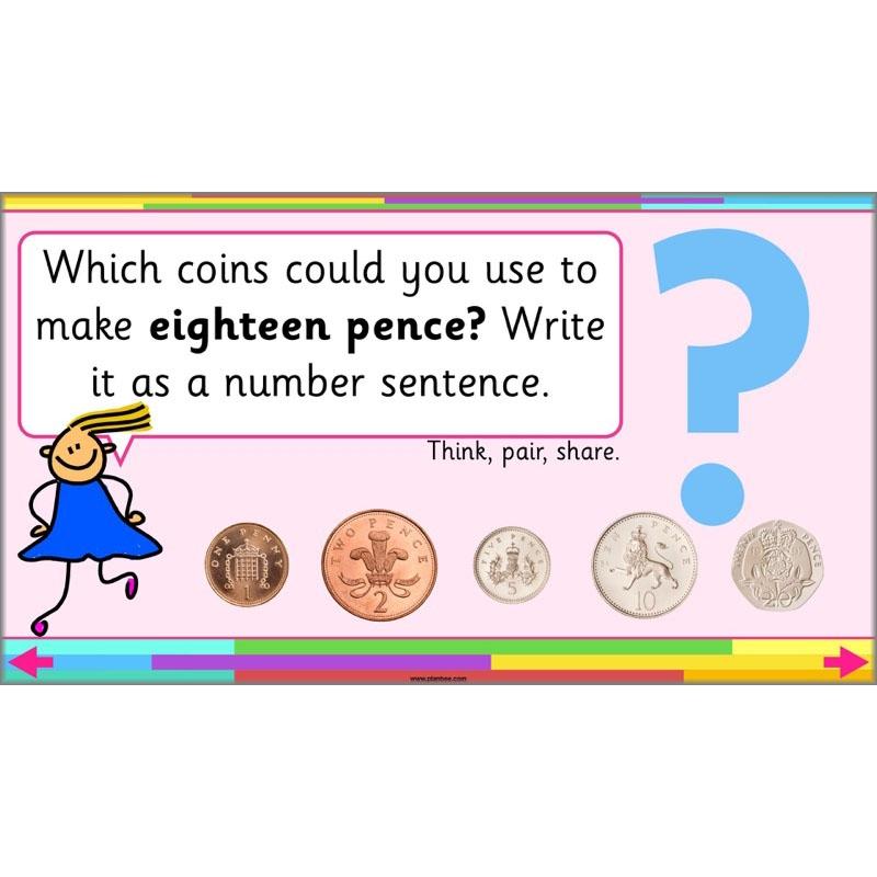 PlanBee Let’s make totals using coins 1 -  Year 1 Key Stage 1 Maths plans