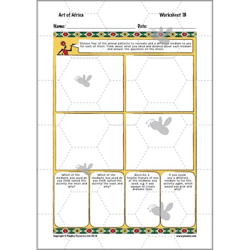 PlanBee African Art KS2 | Art of Africa Lesson by PlanBee