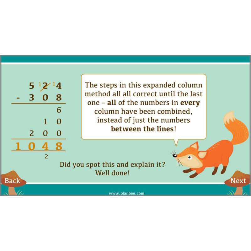 PlanBee Exploring Subtraction - Addition & Subtraction Year 4 Maths Lessons