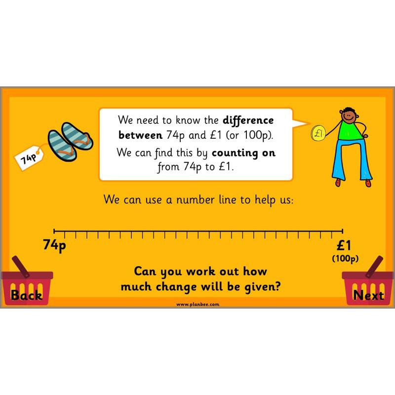 PlanBee Let's Go Shopping: Year 2 Money Maths Activities