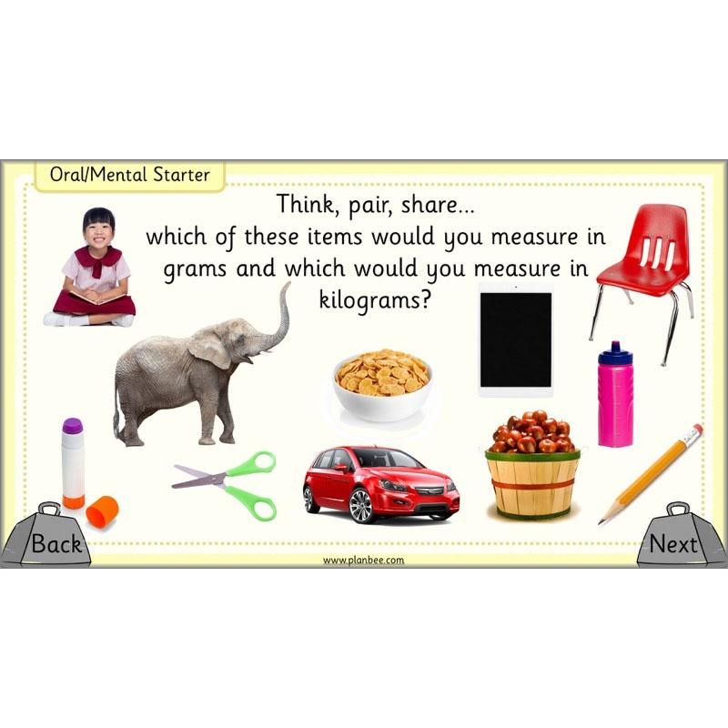 PlanBee Let's Measure Weight - KS1 - Year 2 Maths - Measurement