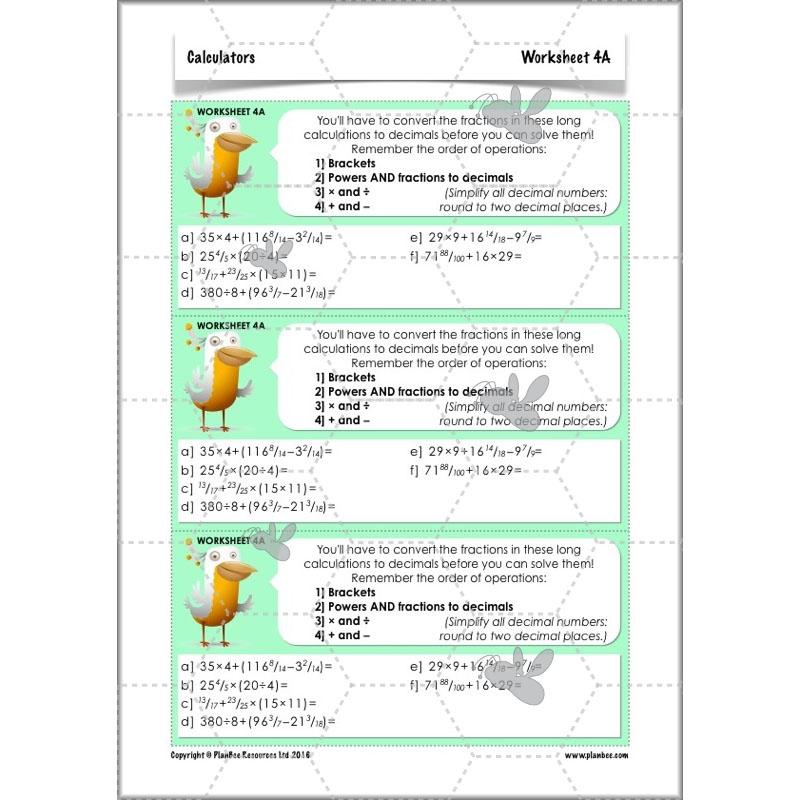 PlanBee Calculators - Year 6 Complete Maths Planning and Resources by PlanBee