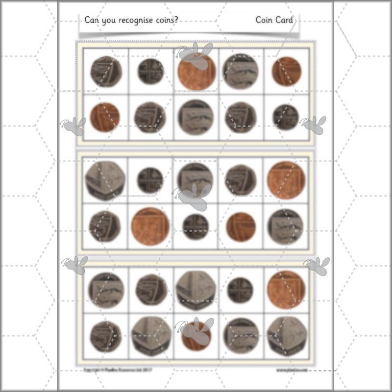 PlanBee Can you recognise coins? Year 1 money planning and activities