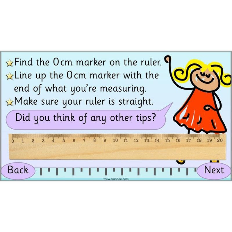 Let's Use a Ruler Year 2 KS1 Maths Planning by PlanBee