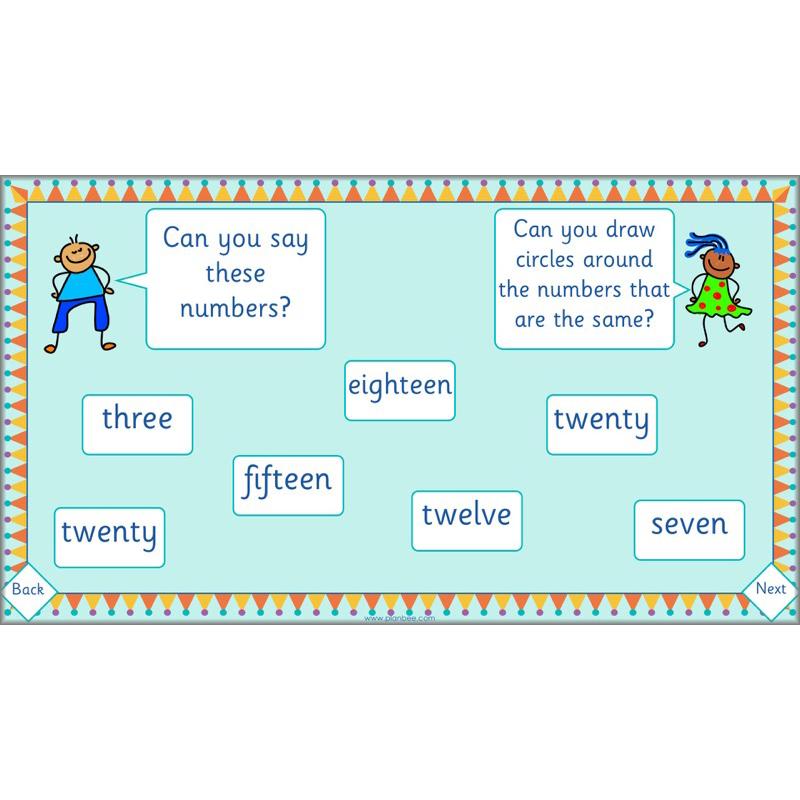 PlanBee Let’s read, write and use numbers Year 1 KS1