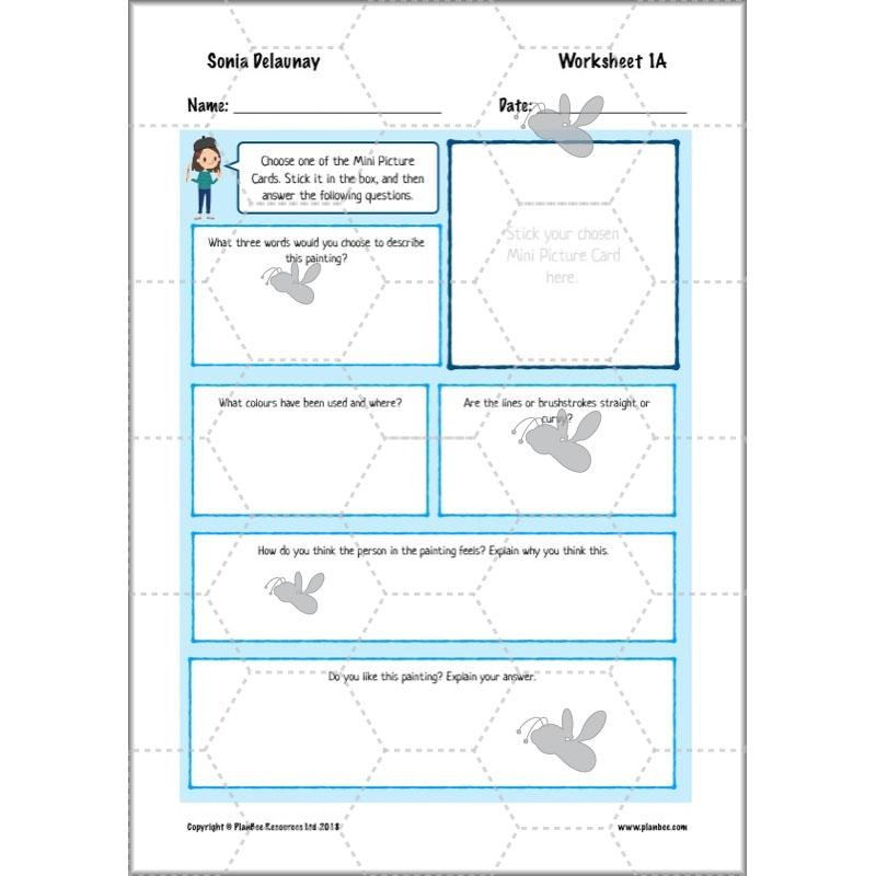 PlanBee Sonia DelaunayKS2 Art scheme of work by PlanBee