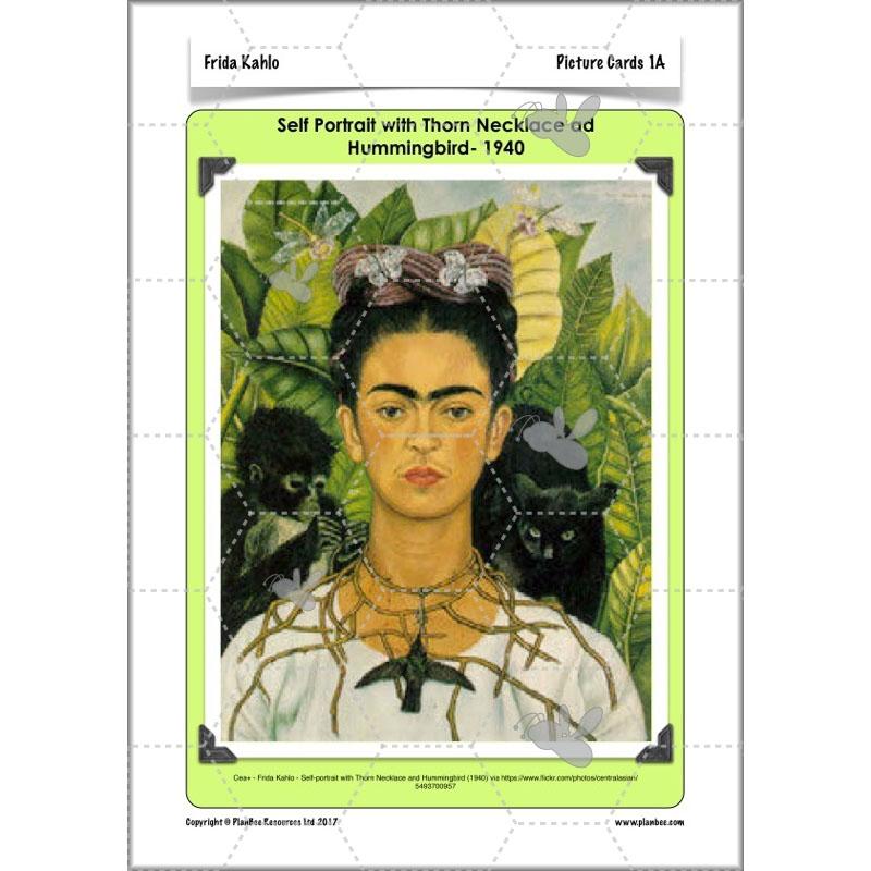 PlanBee KS2 Frida Kahlo for Kids Art Lesson Pack by PlanBee