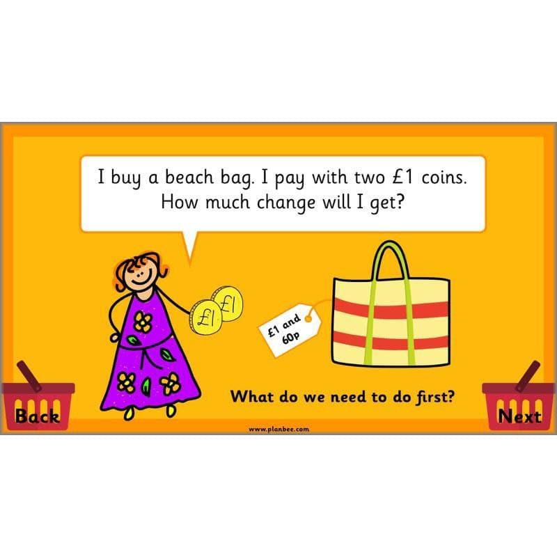 PlanBee Let's Go Shopping: Year 2 Money Maths Activities