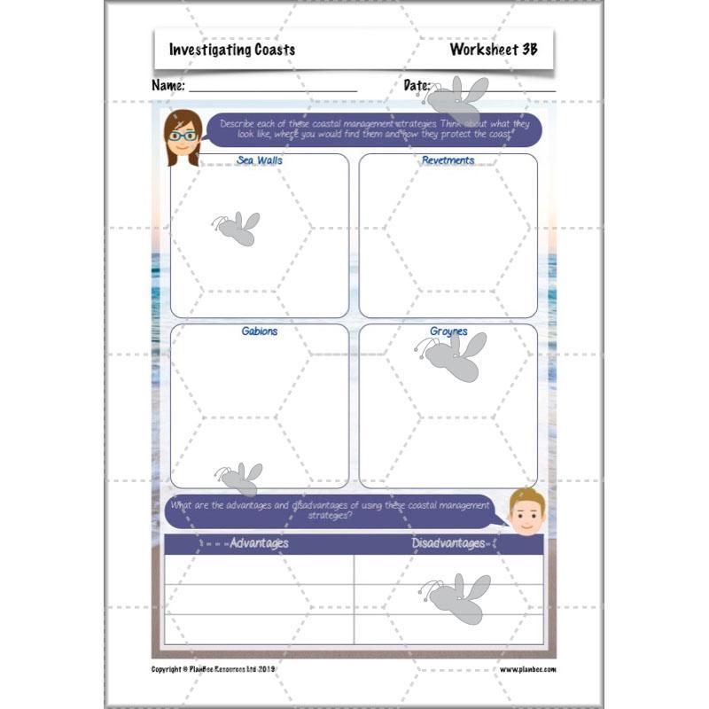 PlanBee Investigating Coasts KS2 Geography Lessons | PlanBee