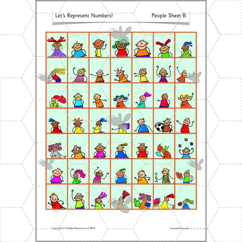 PlanBee Let's Represent Numbers Year 1 Maths by PlanBee