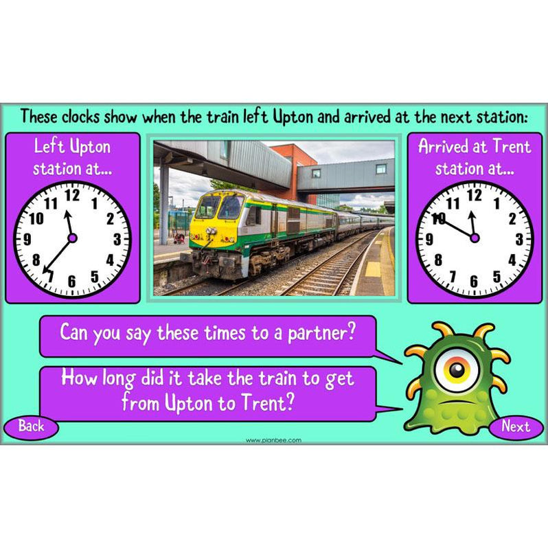 Clock Watching Time Year 3 Maths Lesson Activity Pack — PlanBee