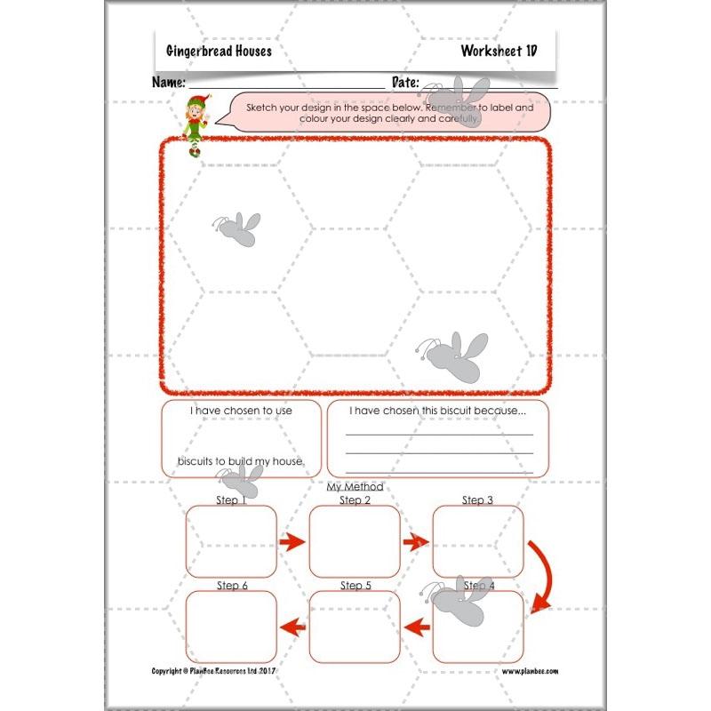 PlanBee Gingerbread Houses KS2 Christmas Cooking with Kids