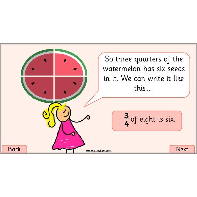 PlanBee Let's Find Fractions - Year 2 Maths - Measurement Planning