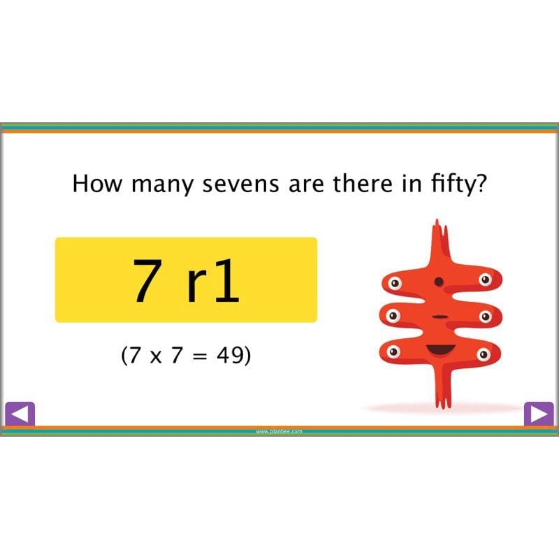 PlanBee Short Division - Year 5 Maths Planning and Resources from PlanBee