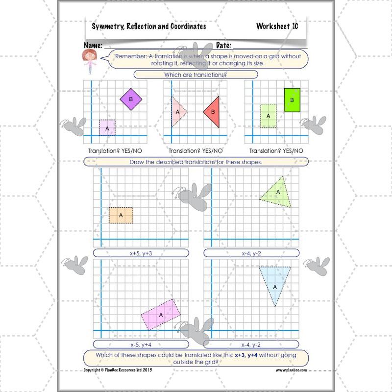 PlanBee Symmetry, Reflection & Coordinates Year 5 Maths 
