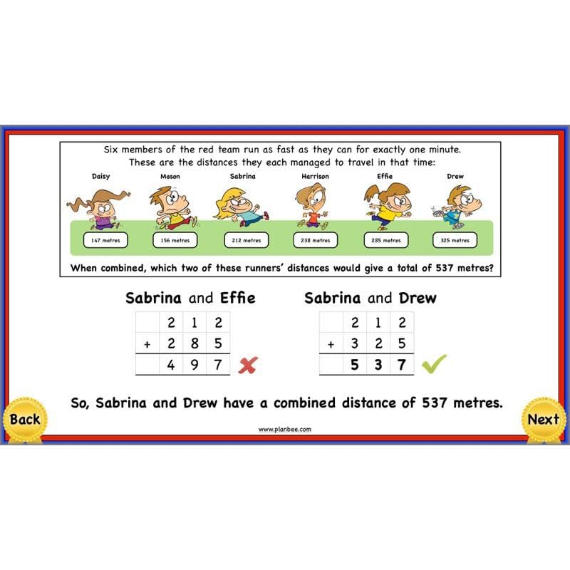 PlanBee Using Addition & Subtraction 2 - Complete Y4 Maths Lessons & Resources