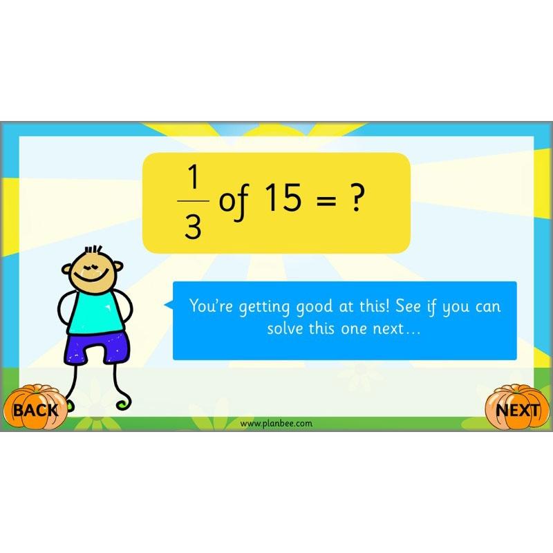 PlanBee Can we find fractions of numbers? Year 2 Fractions Planning