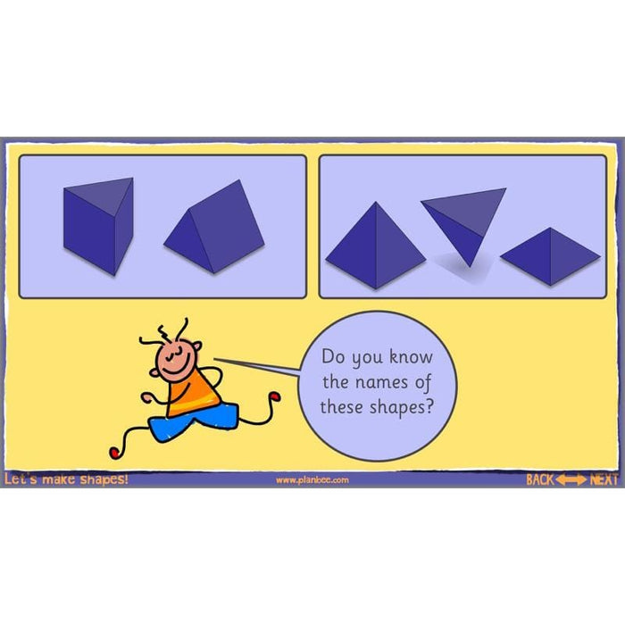 PlanBee Make Shapes Year 1 Shape Maths Lessons | PlanBee