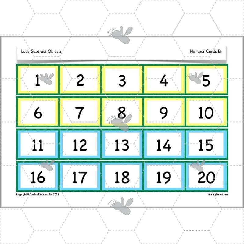 PlanBee Practical Subtraction Year 1 Maths Lesson by PlanBee