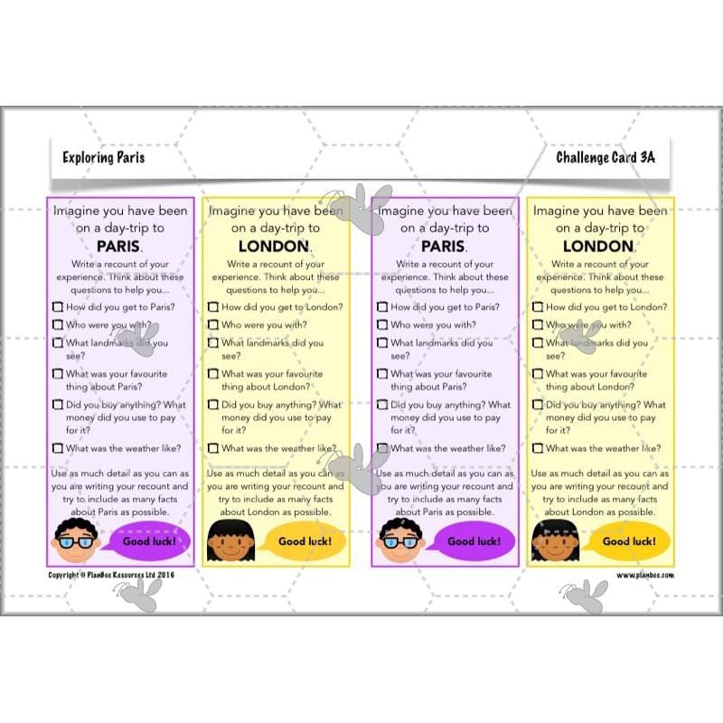 PlanBee FREE exploring Paris scheme | PlanBee France KS2 Geography