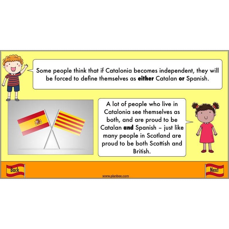 PlanBee Spain and Catalonia: KS2 Geography scheme of work Year 3 & Year 4