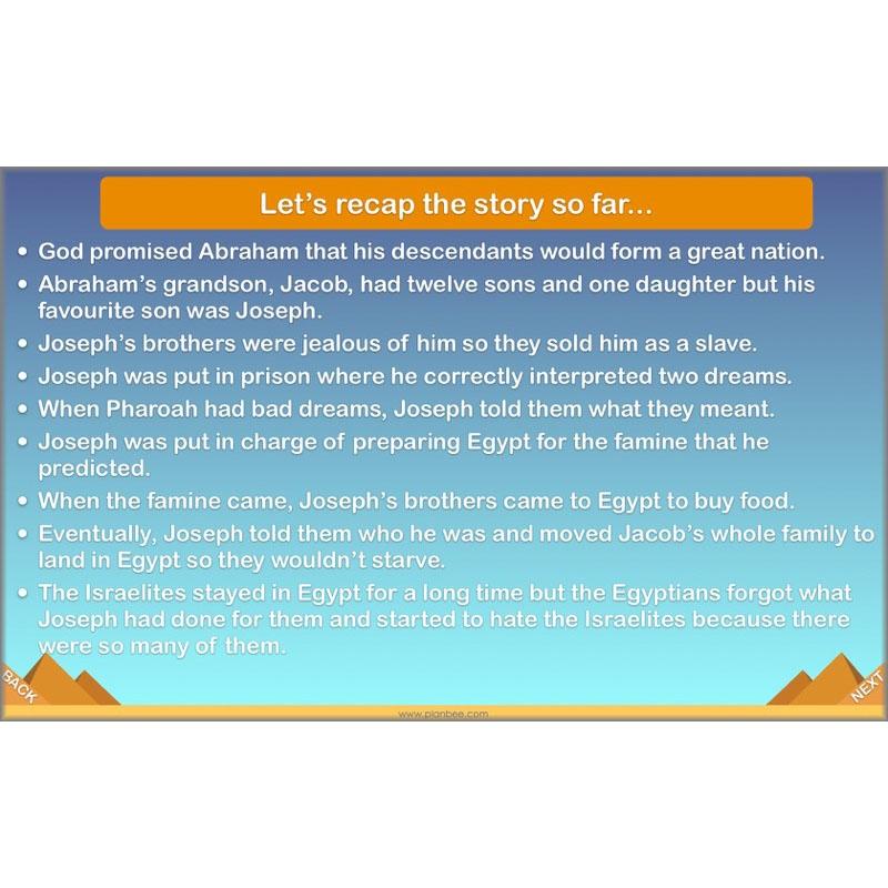 PlanBee Israelites in Ancient Egypt - KS2 RE Lesson Plans & Resources