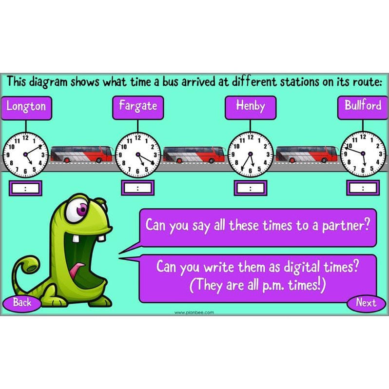 Clock Watching Time Year 3 Maths Lesson Activity Pack — PlanBee