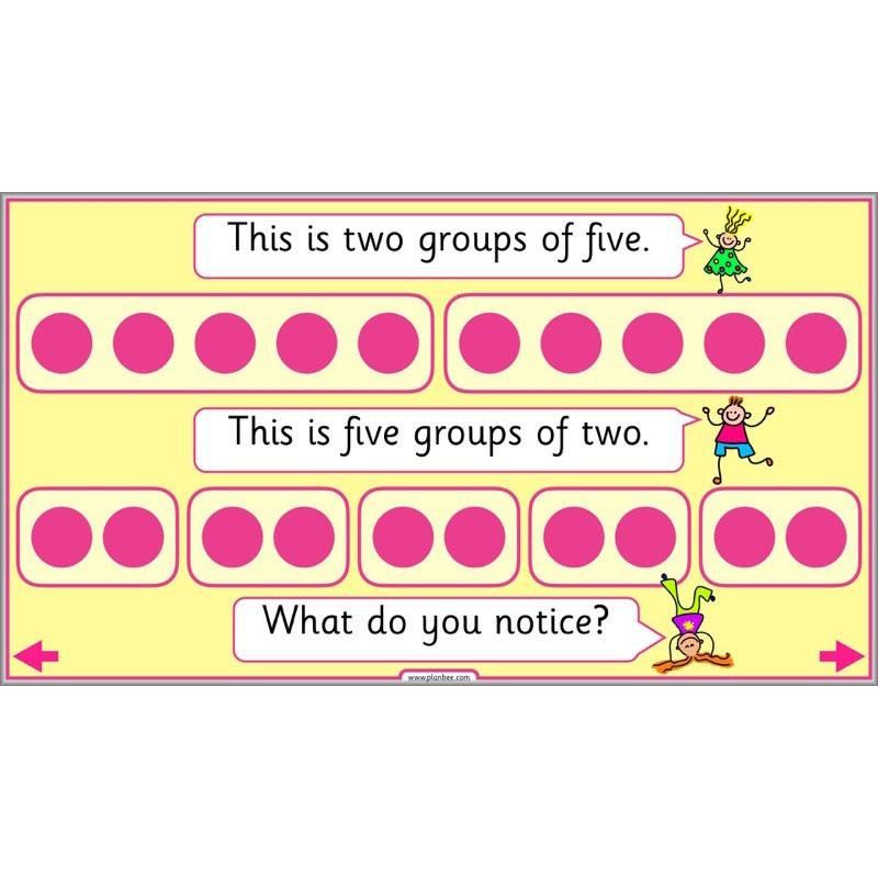 PlanBee Let’s count in multiples - maths for Year 1 KS1