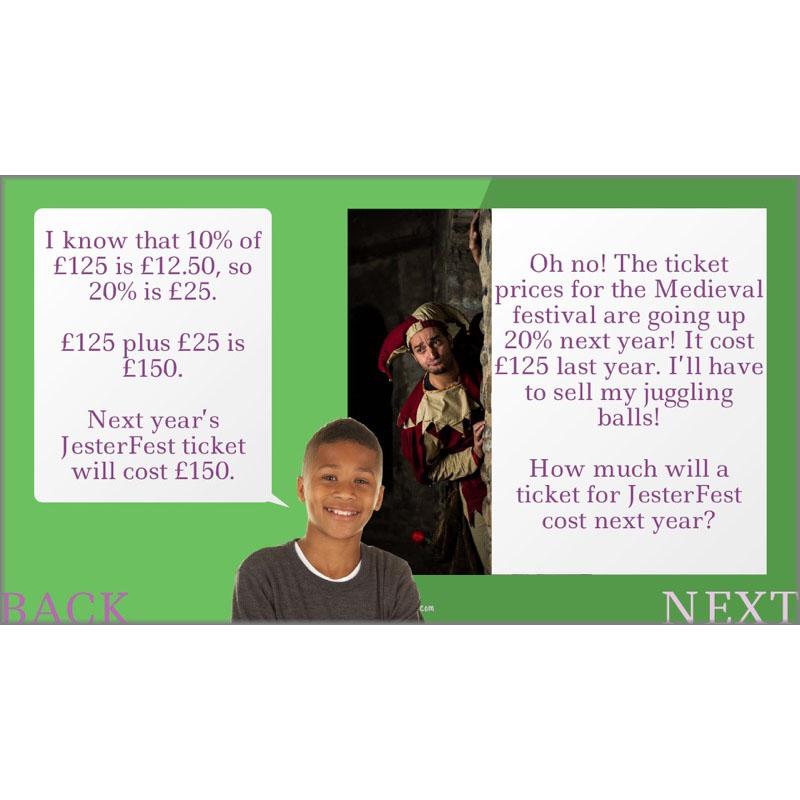 PlanBee Parts and Percentages: Year 6 ratio and proportion