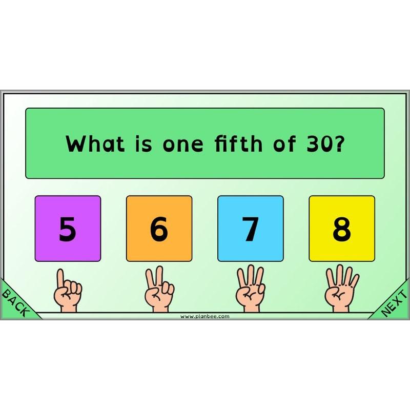 PlanBee Proportion Problems: Year 4 fractions problem solving