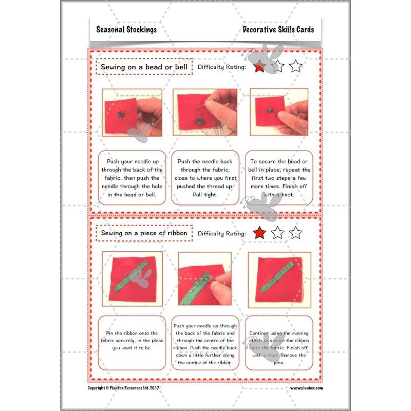 PlanBee Kids Christmas Stockings | Christmas Sewing for Kids PlanBee