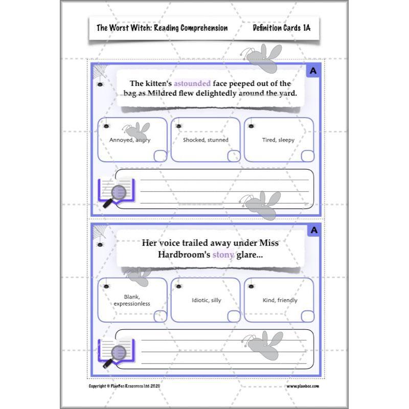 PlanBee The Worst Witch Characters English Pack by PlanBee