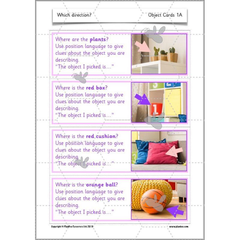 PlanBee Position and Direction Year 1 Maths Lessons by PlanBee