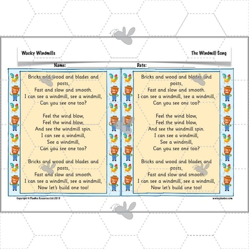 PlanBee Wacky Windmills - DT Primary Resources for KS1 | PlanBee